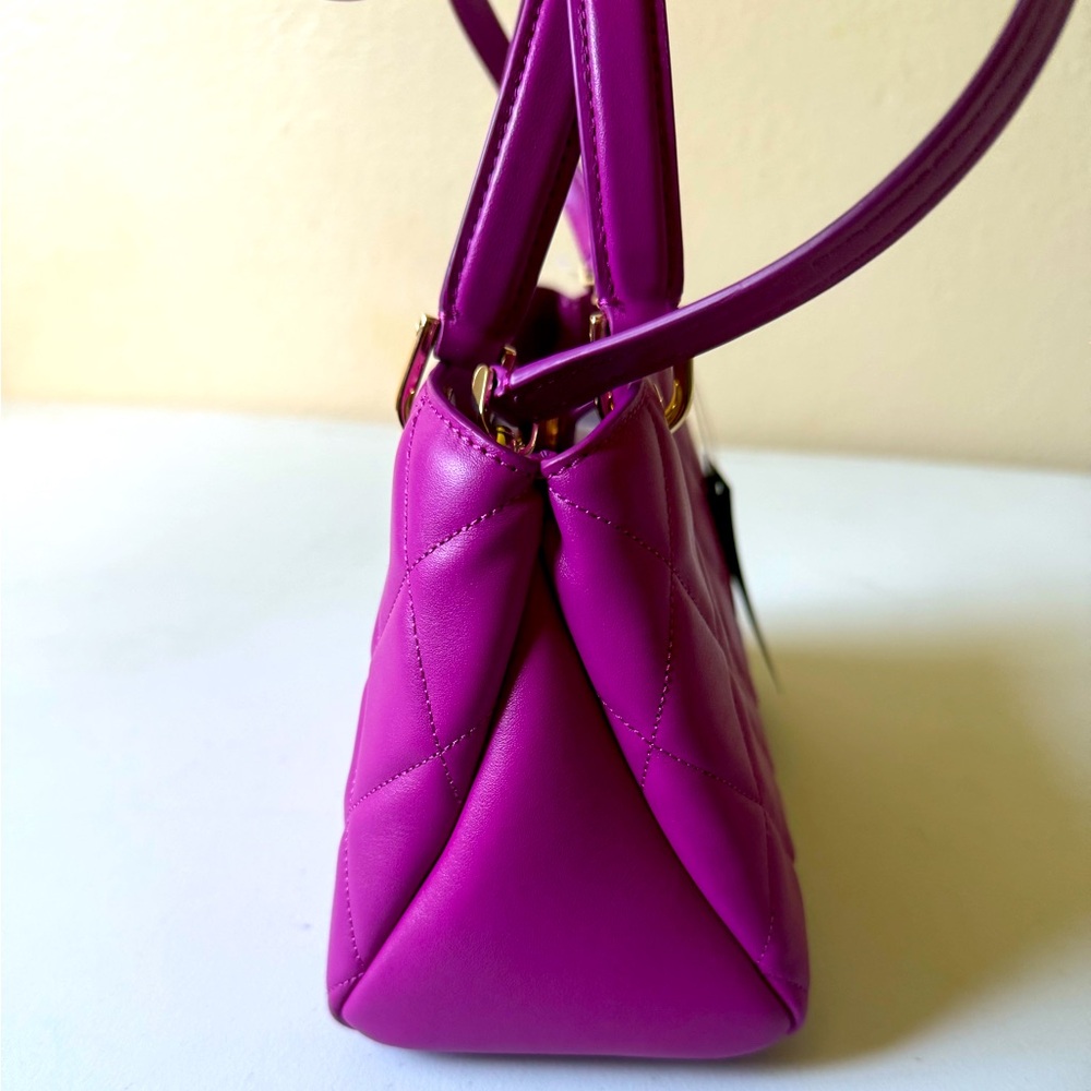 Kate Spade Magenta Quilted Purse w/Gold hardware - Picture 5 of 14